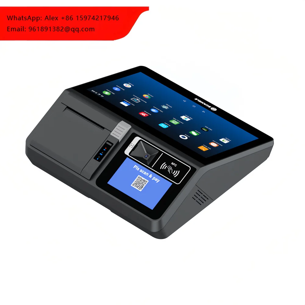 Scangle 11.6 +4.3 Inch Touch Screen Pos System Support Windows And Android With Thermal Printer And Offer Low Price
Scangle 11.6 +4.3 Inch Touch Screen Pos System Support Windows And Android With Thermal Printer And Offer Low Price