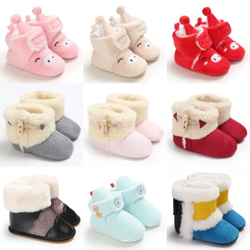 Novo Inverno Baby Snow Boots Cotton Warm Soft Sole First Walking Shoes for Newborn Girls 0-18 Months
Novo Inverno Baby Snow Boots Cotton Warm Soft Sole First Walking Shoes for Newborn Girls 0-18 Months