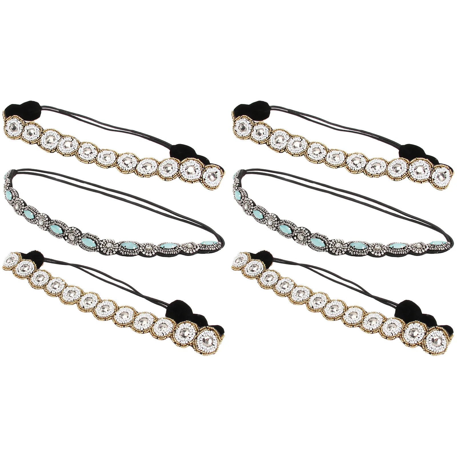6Pcs Women Drill Headbands Elastic Pearl Hair Band Durable Hair Accessories for Elegant Hairstyling Drill Headband
6Pcs Women Drill Headbands Elastic Pearl Hair Band Durable Hair Accessories for Elegant Hairstyling Drill Headband