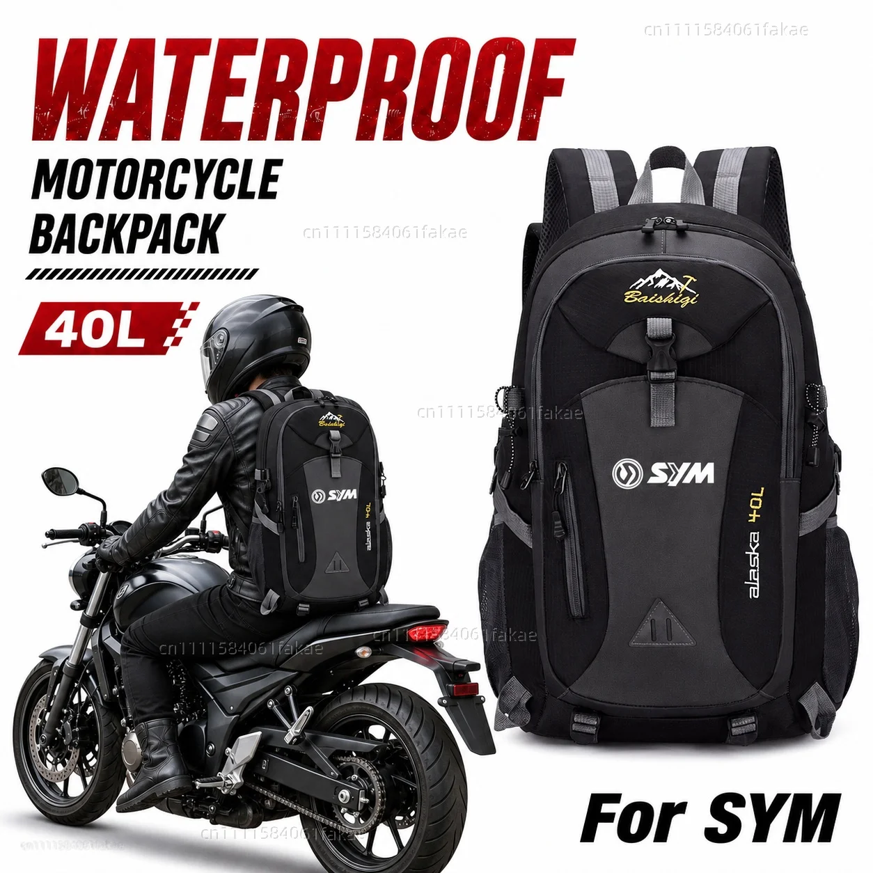 For SYM JP150 GR125 fiddle 3 FNX150 maxsym 400i 600i Motorcycle Backpack 40L Waterproof Travel Backpack Outdoor Hiking Camping
For SYM JP150 GR125 fiddle 3 FNX150 maxsym 400i 600i Motorcycle Backpack 40L Waterproof Travel Backpack Outdoor Hiking Camping