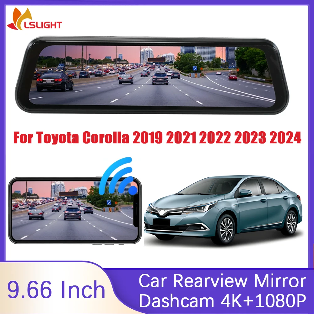 Видеорегистратор 4K + 1080P Автомобильное зеркало заднего вида для Toyota Corolla 2019 2021 2022 2023 2024 IPS сенсорный экран с 2 камерой 9,66-дюймовый монитор
Видеорегистратор 4K + 1080P Автомобильное зеркало заднего вида для Toyota Corolla 2019 2021 2022 2023 2024 IPS сенсорный экран с 2 камерой 9,66-дюймовый монитор