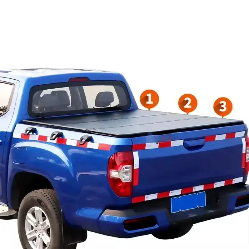 Aluminum Hard Tri-Fold Waterproof Dustproof Tonneau Cover Pickup Truck Bed
Aluminum Hard Tri-Fold Waterproof Dustproof Tonneau Cover Pickup Truck Bed