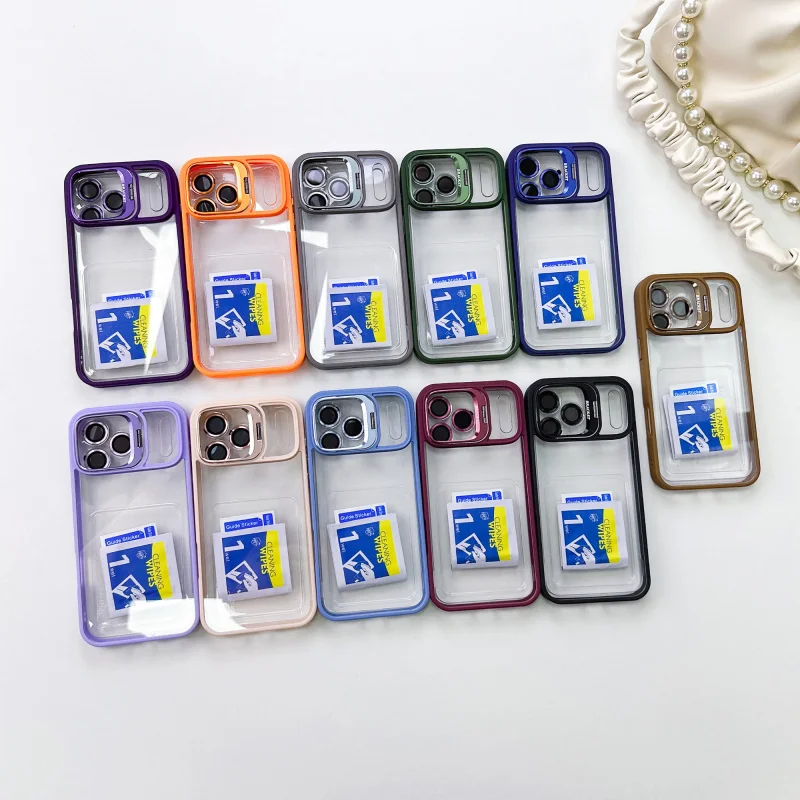 Suitable for Apple17PromaxTransparent phone case with lens standiPhone16Hard Shell15/14/13/12All-Inclusive Drop-Resistant Protec
Suitable for Apple17PromaxTransparent phone case with lens standiPhone16Hard Shell15/14/13/12All-Inclusive Drop-Resistant Protec