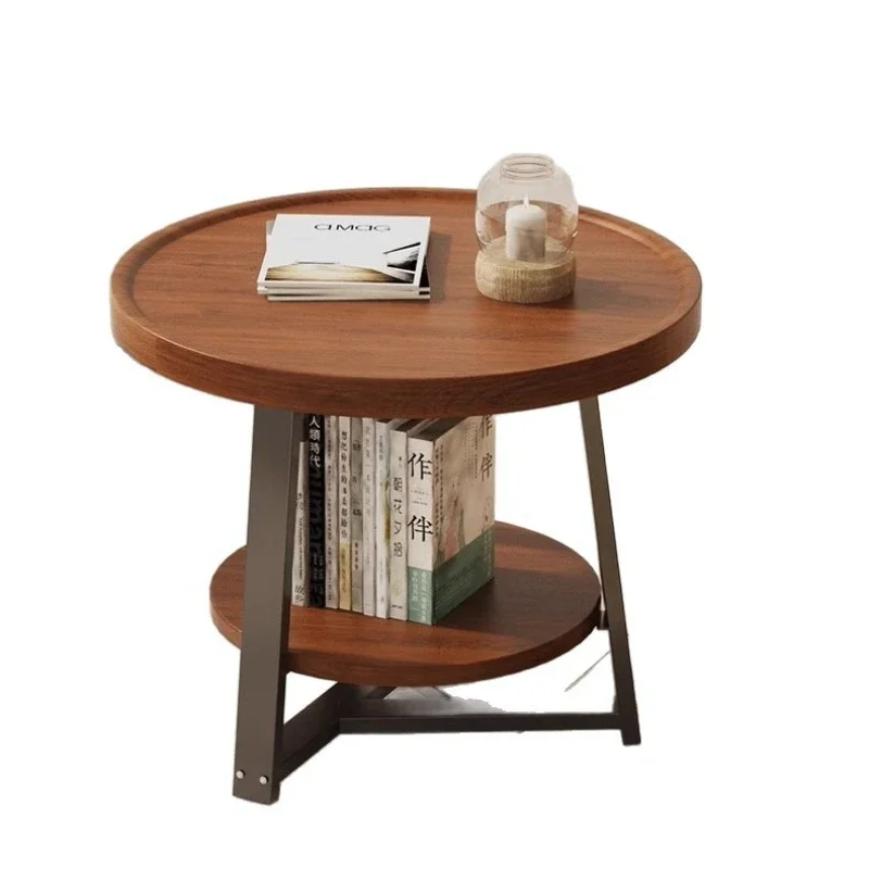 Solid wood round tea table sofa edge light luxury retro storage table furniture
Solid wood round tea table sofa edge light luxury retro storage table furniture
