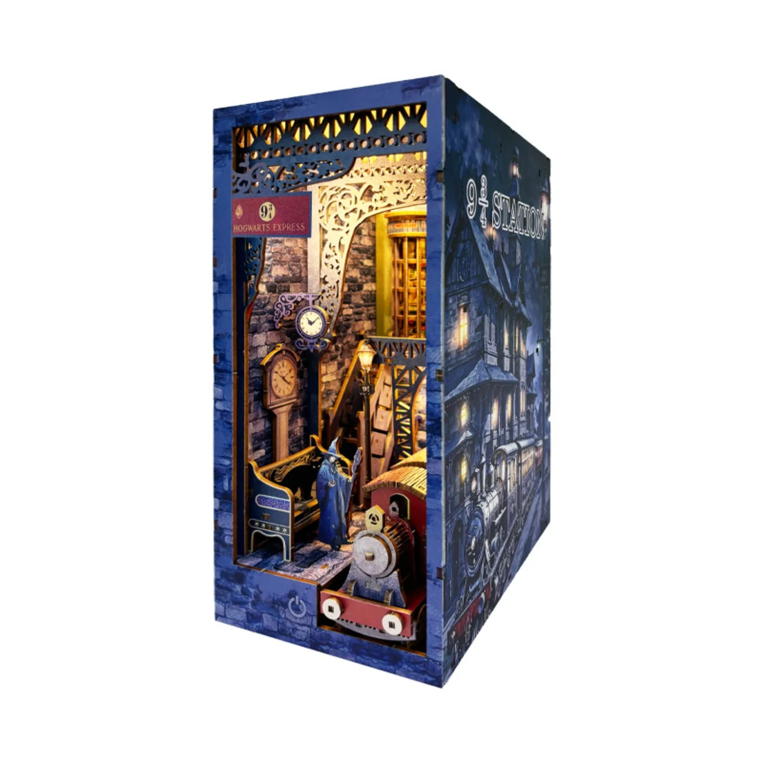 Magic Railway Station Bookend Hand-assembled DIY Cabin Wooden 3D Puzzle Induction Book File BOOKNOOK
Magic Railway Station Bookend Hand-assembled DIY Cabin Wooden 3D Puzzle Induction Book File BOOKNOOK