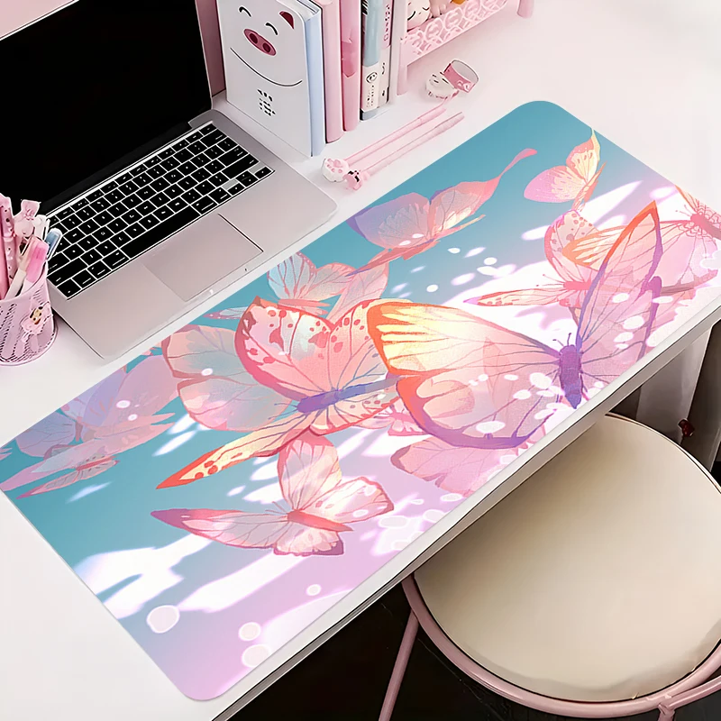 Gaming Cute Mousepad Gaming Accessories Computer Cabinet Extended Mat Mouse Pad Anime Keyboard Pad Office PC Butterfly Desk Mat
Gaming Cute Mousepad Gaming Accessories Computer Cabinet Extended Mat Mouse Pad Anime Keyboard Pad Office PC Butterfly Desk Mat