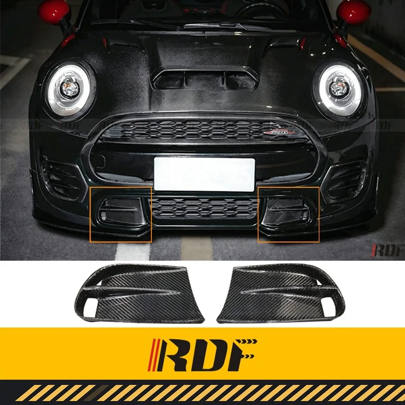  Suitable for 2015-2019 MINI F55 F56 JCW Modified Carbon fiber YISO Lower Vent Front Bumper Air Intake Duct Frame Trim Cover
Suitable for 2015-2019 MINI F55 F56 JCW Modified Carbon fiber YISO Lower Vent Front Bumper Air Intake Duct Frame Trim Cover