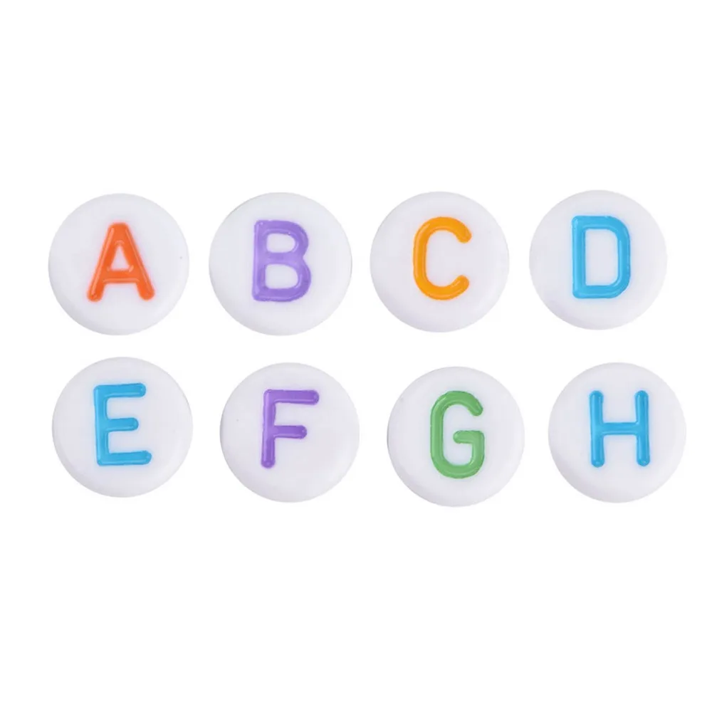 100PCS White Bead Acrylic Letter Beads 4X7mm Size Round Alphabet Beads Colorful Letter Vowel Letter Beads DIY Bracelet
100PCS White Bead Acrylic Letter Beads 4X7mm Size Round Alphabet Beads Colorful Letter Vowel Letter Beads DIY Bracelet