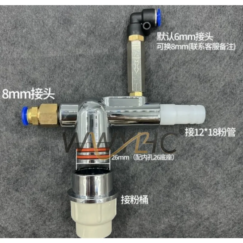 Suitable for Powder Suction Pump, Static Spraying Machine, Improved Spray Gun, Plastic Powder Pump Core Tool
Suitable for Powder Suction Pump, Static Spraying Machine, Improved Spray Gun, Plastic Powder Pump Core Tool
