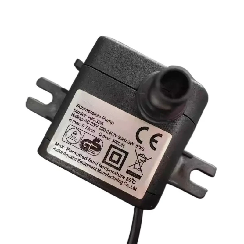 220-240V 3W Mini Water Pump Air Cooler Circulation Pump Replacement Part for Haike HK-355
220-240V 3W Mini Water Pump Air Cooler Circulation Pump Replacement Part for Haike HK-355