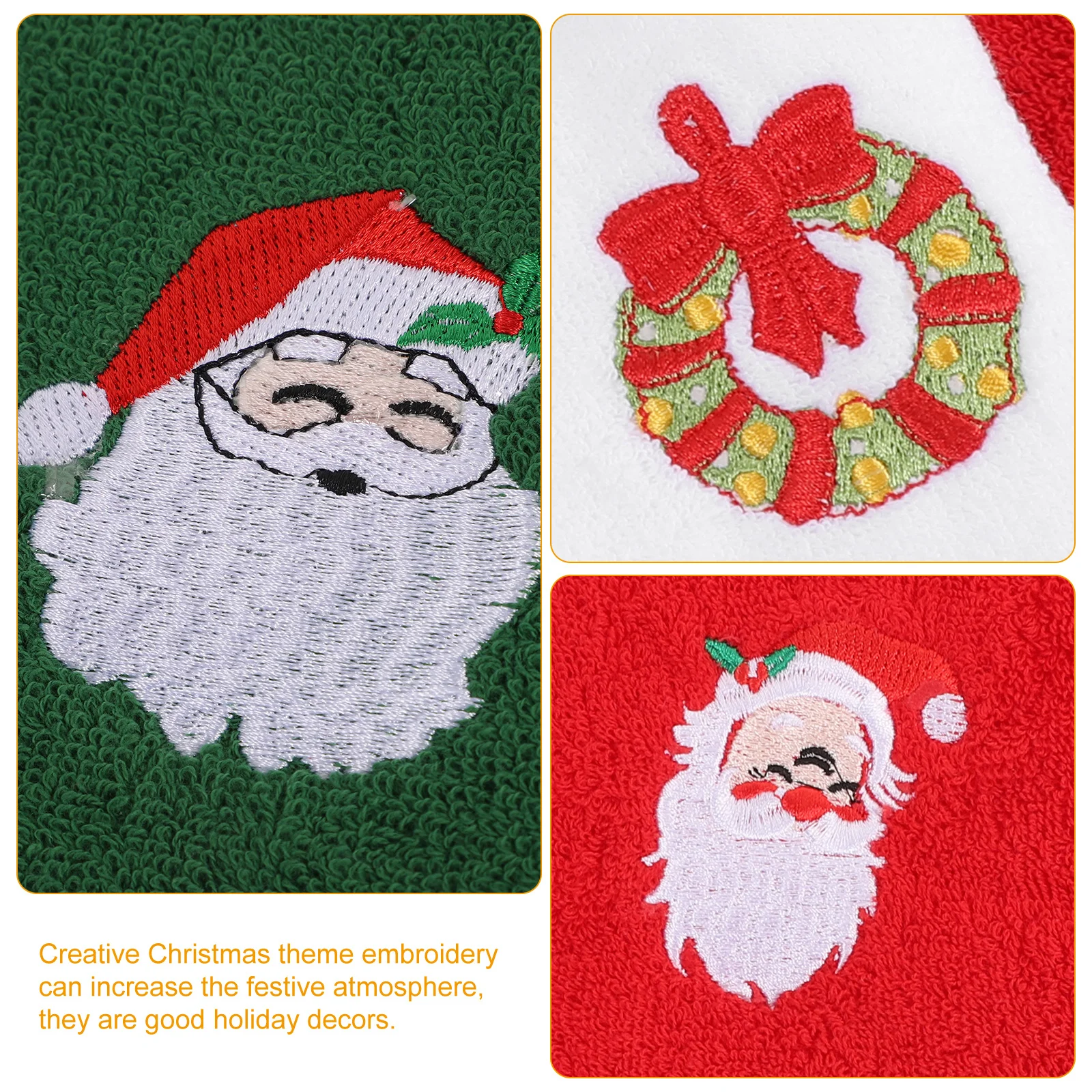 3Pcs Cotton Christmas Towels Embroidered Face Washing Soft Breathable Comfortable Xmas Bath Towels Set Cotton Towel
3Pcs Cotton Christmas Towels Embroidered Face Washing Soft Breathable Comfortable Xmas Bath Towels Set Cotton Towel