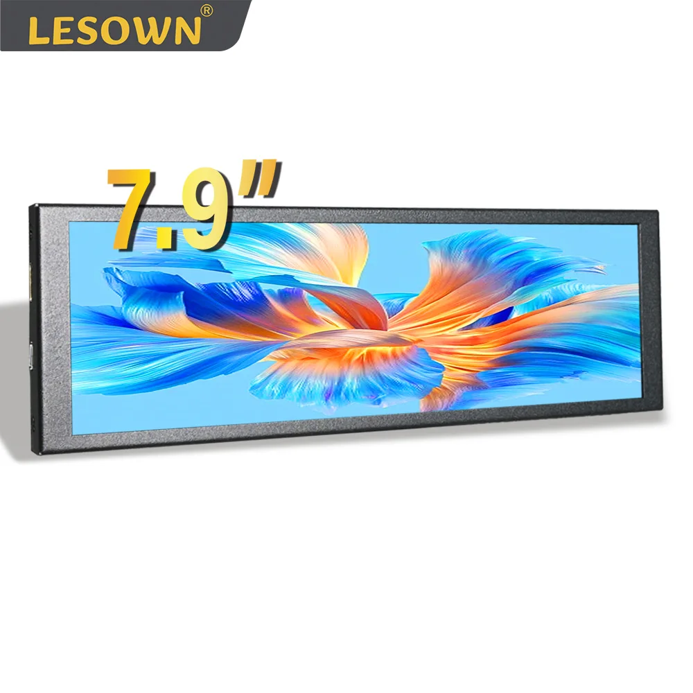 Портативный монитор LESOWN 7.9 8.8 дюймов с вытянутым экраном 400x1280, внешний дополнительный монитор для ноутбука в качестве дополнительного дисплея.
Портативный монитор LESOWN 7.9 8.8 дюймов с вытянутым экраном 400x1280, внешний дополнительный монитор для ноутбука в качестве дополнительного дисплея.