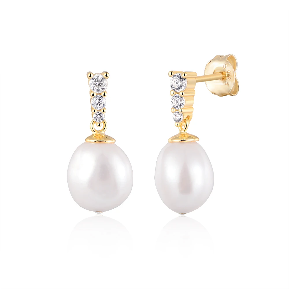 Ювелирные изделия, серьги-гвоздики из стерлингового серебра 925 пробы с позолоченным жемчугом 14 карат и цирконием для женщин
Ювелирные изделия, серьги-гвоздики из стерлингового серебра 925 пробы с позолоченным жемчугом 14 карат и цирконием для женщин