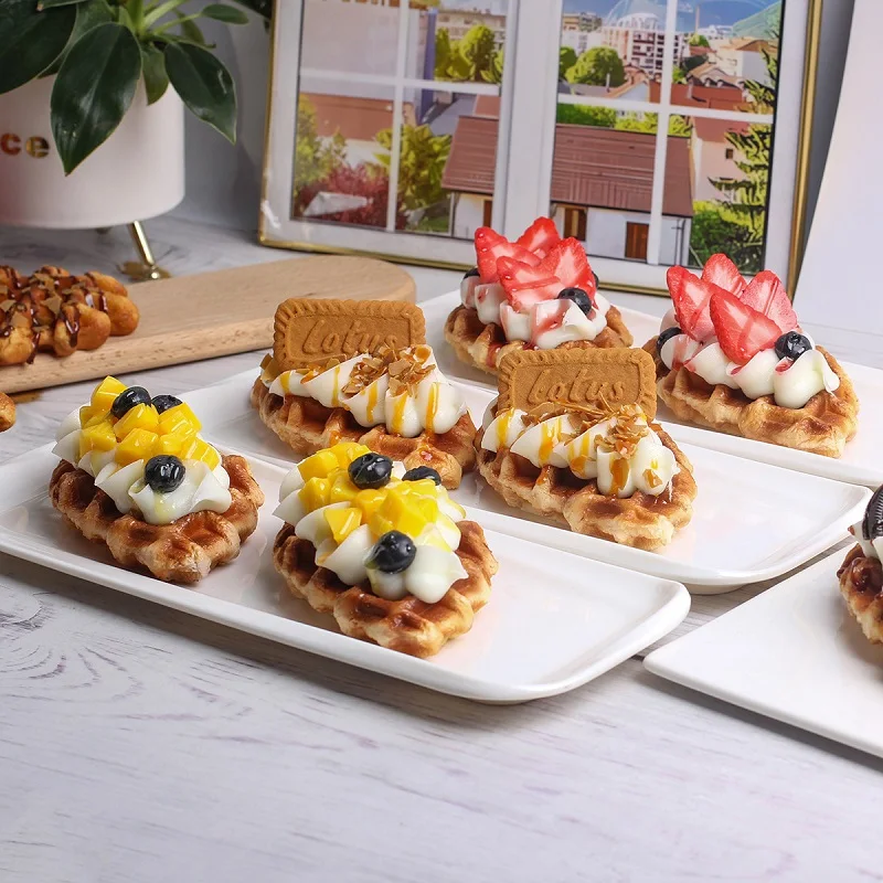 Artificial Waffle Dessert Cake Food Realistic Professional Simulation Fake Cake Model Wedding Party Decor Display Photo Props
Artificial Waffle Dessert Cake Food Realistic Professional Simulation Fake Cake Model Wedding Party Decor Display Photo Props