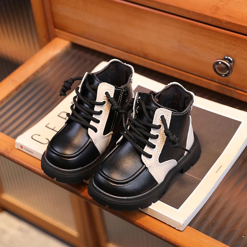 Britain Style Retro Kids Boots for Girl Color Matching Short Boots 2023 Spring Autumn New Soft Korean Fashion Cool Kids Shoes
Britain Style Retro Kids Boots for Girl Color Matching Short Boots 2023 Spring Autumn New Soft Korean Fashion Cool Kids Shoes