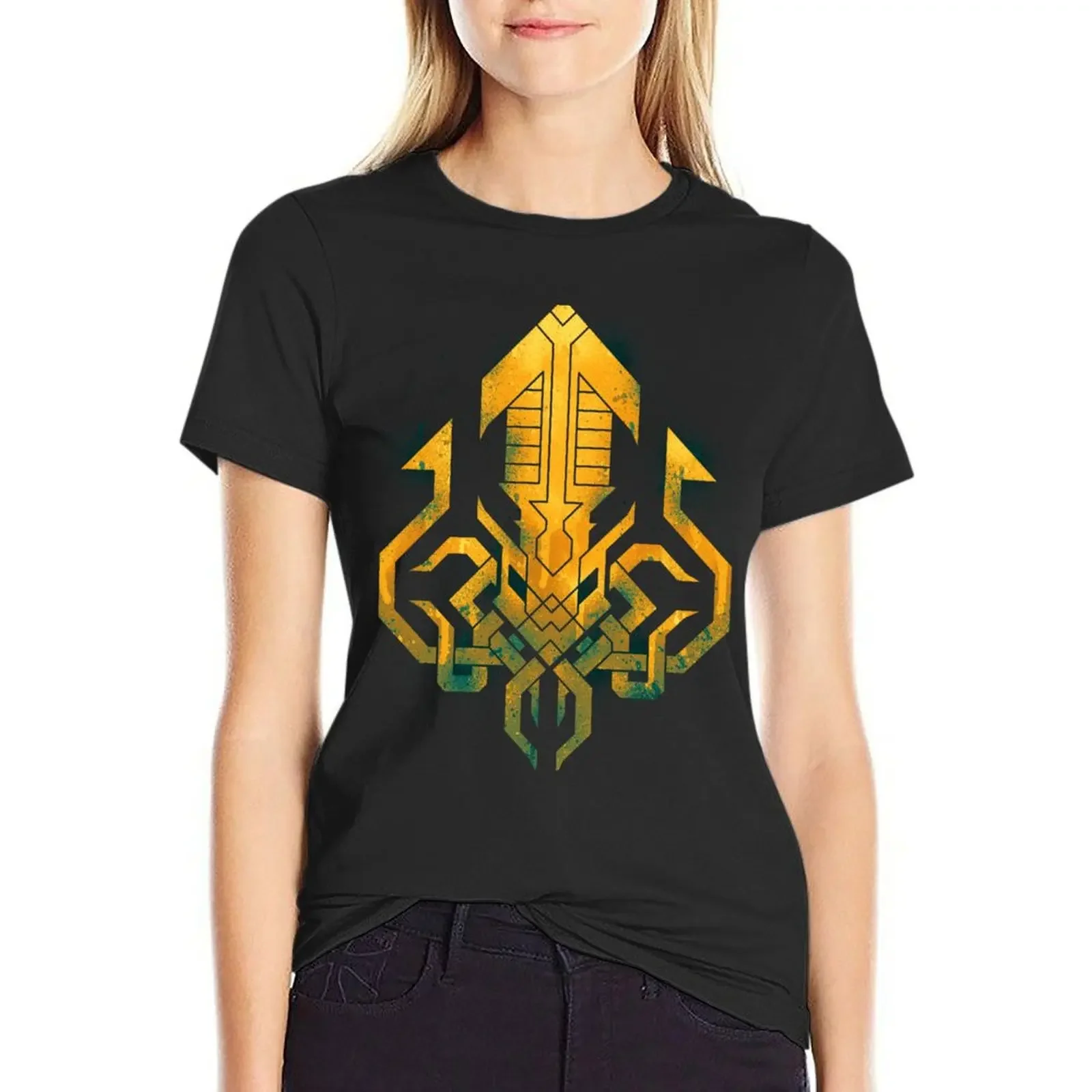 Golden Kraken Sigil T-shirt shirts graphic tees funny korean fashion t-shirts for Women cotton
Golden Kraken Sigil T-shirt shirts graphic tees funny korean fashion t-shirts for Women cotton