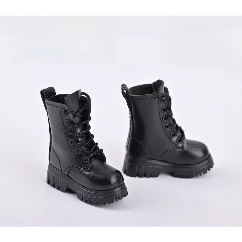 1/6 Scale Female Soldier Black Thick Soled PU Leather Lace Up Boots Hollow Model for 12" PH TBL Body Action Figures
1/6 Scale Female Soldier Black Thick Soled PU Leather Lace Up Boots Hollow Model for 12" PH TBL Body Action Figures