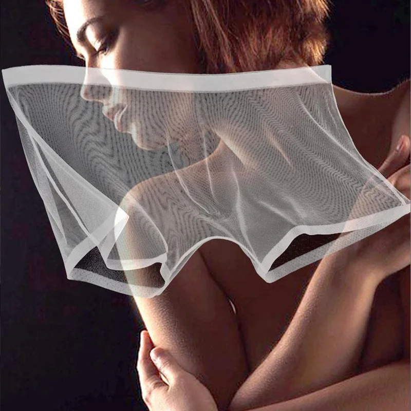 Men's See Through Silk Transparent Briefs Underpants Ultra Thin Boxer Shorts Breathable Underwear
Men's See Through Silk Transparent Briefs Underpants Ultra Thin Boxer Shorts Breathable Underwear
