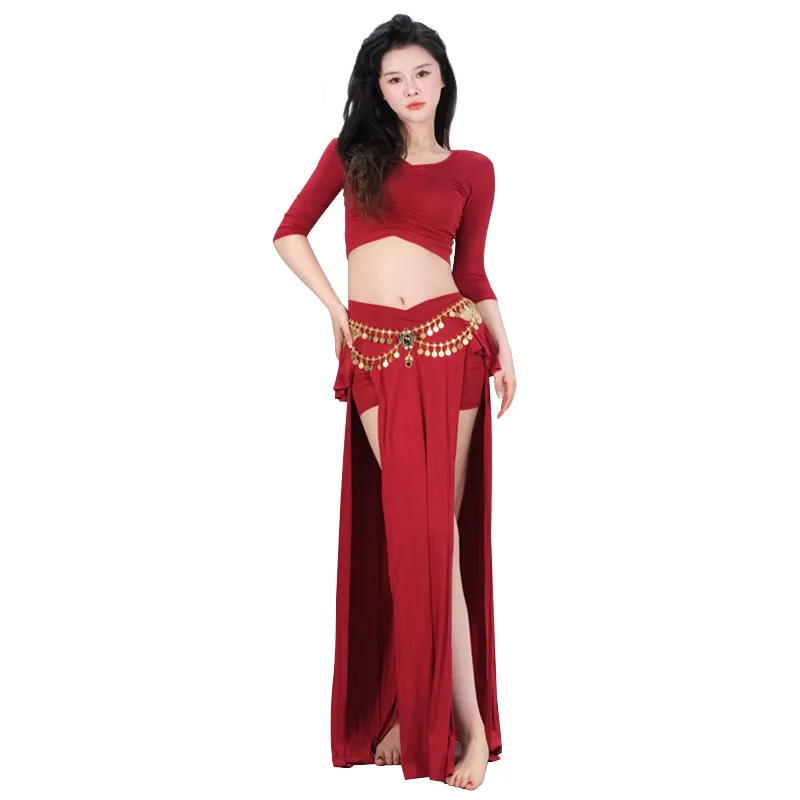 Customized 2026 New Modal Belly Dance Costumes Practice Dress Set Eastern Dance Clothes Performance Split Skirt
Customized 2026 New Modal Belly Dance Costumes Practice Dress Set Eastern Dance Clothes Performance Split Skirt