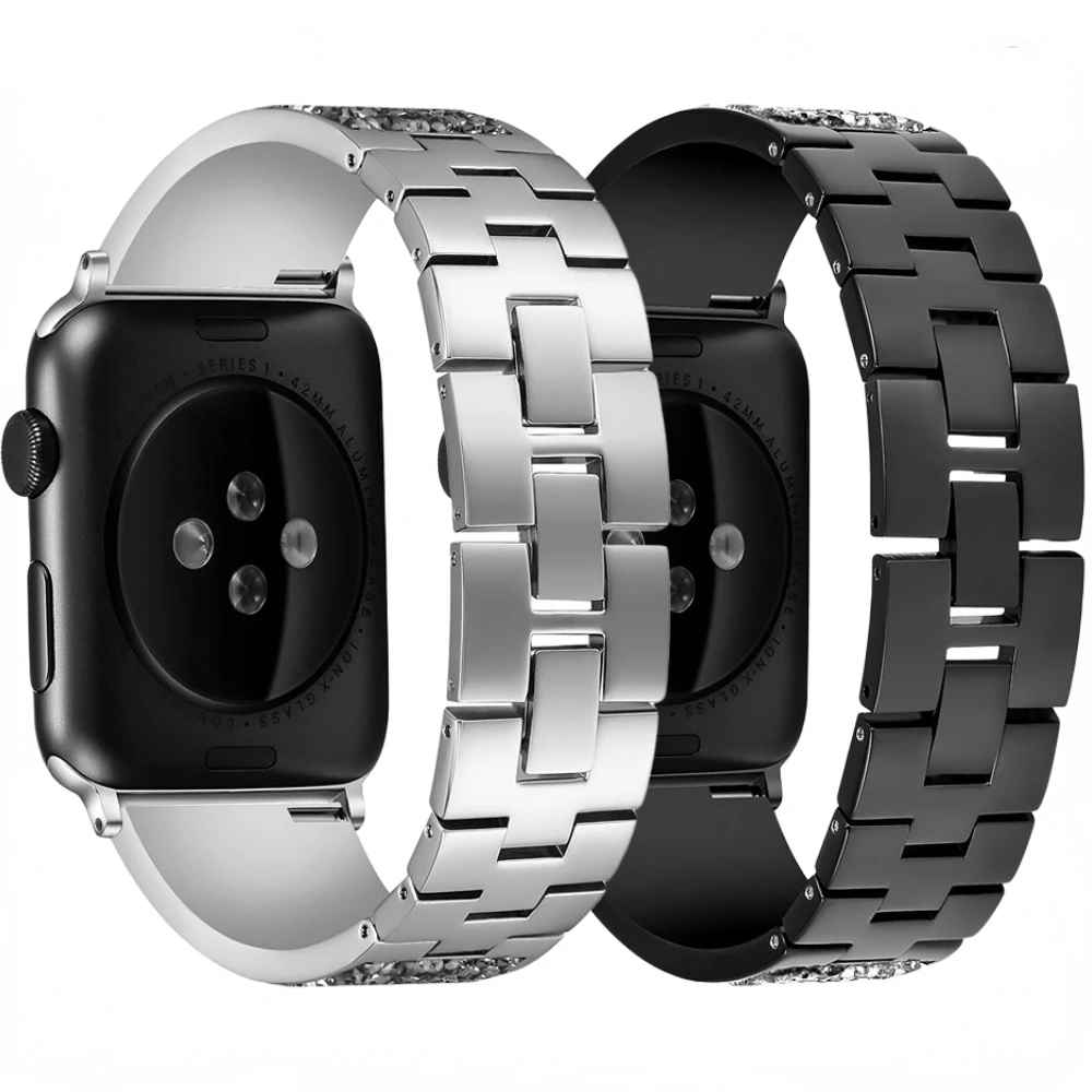Diamond Stainless Steel Strap for Apple Watch Band Ultra 87654SE Women Wristband for iWatch Series 49mm 45mm 41mm 40mm 44mm 42mm
Diamond Stainless Steel Strap for Apple Watch Band Ultra 87654SE Women Wristband for iWatch Series 49mm 45mm 41mm 40mm 44mm 42mm