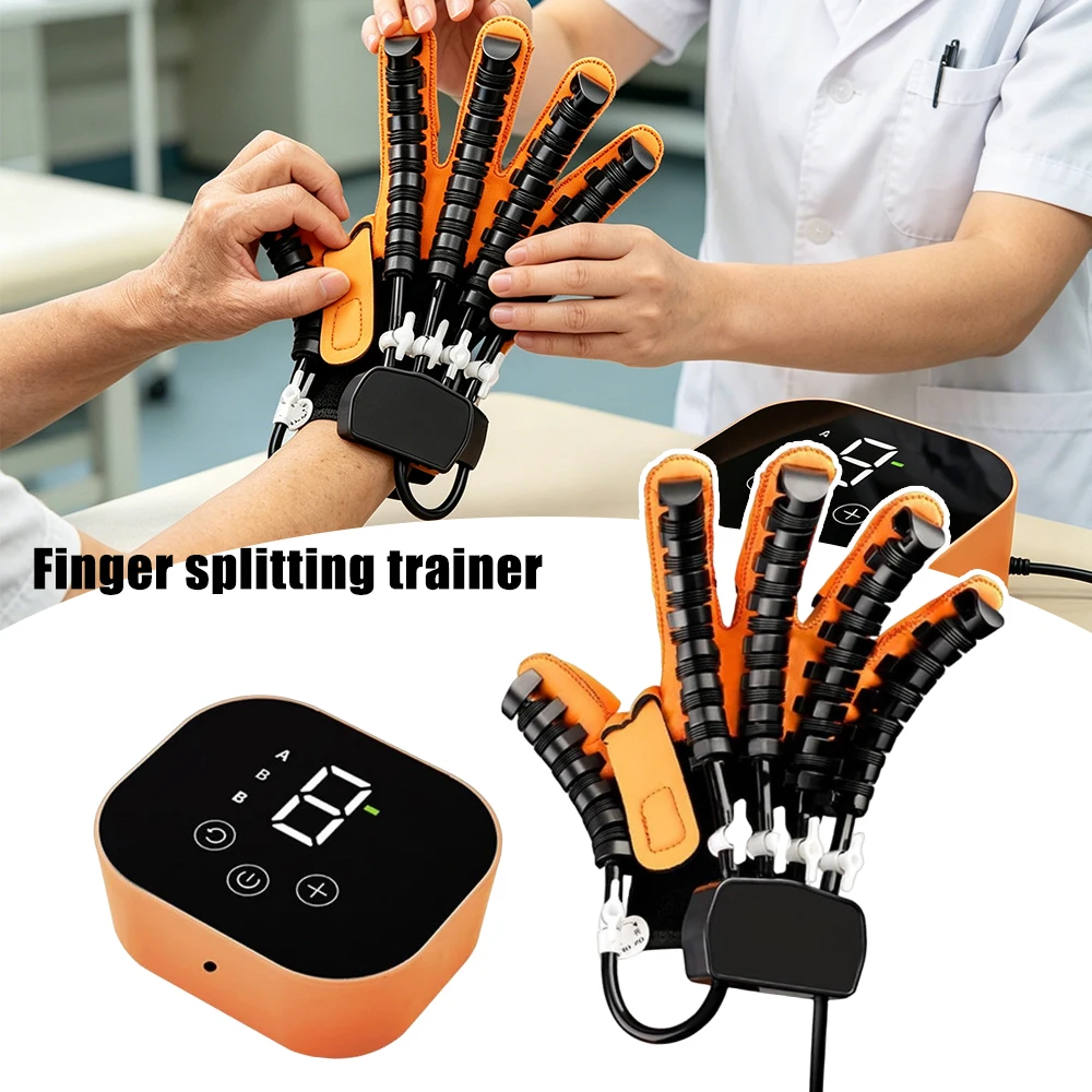 Electric Smart Robot Glove Finger Separator Trainer Hand Massager Rehabilitation Therapy for Stroke Recovery Wholesale
Electric Smart Robot Glove Finger Separator Trainer Hand Massager Rehabilitation Therapy for Stroke Recovery Wholesale