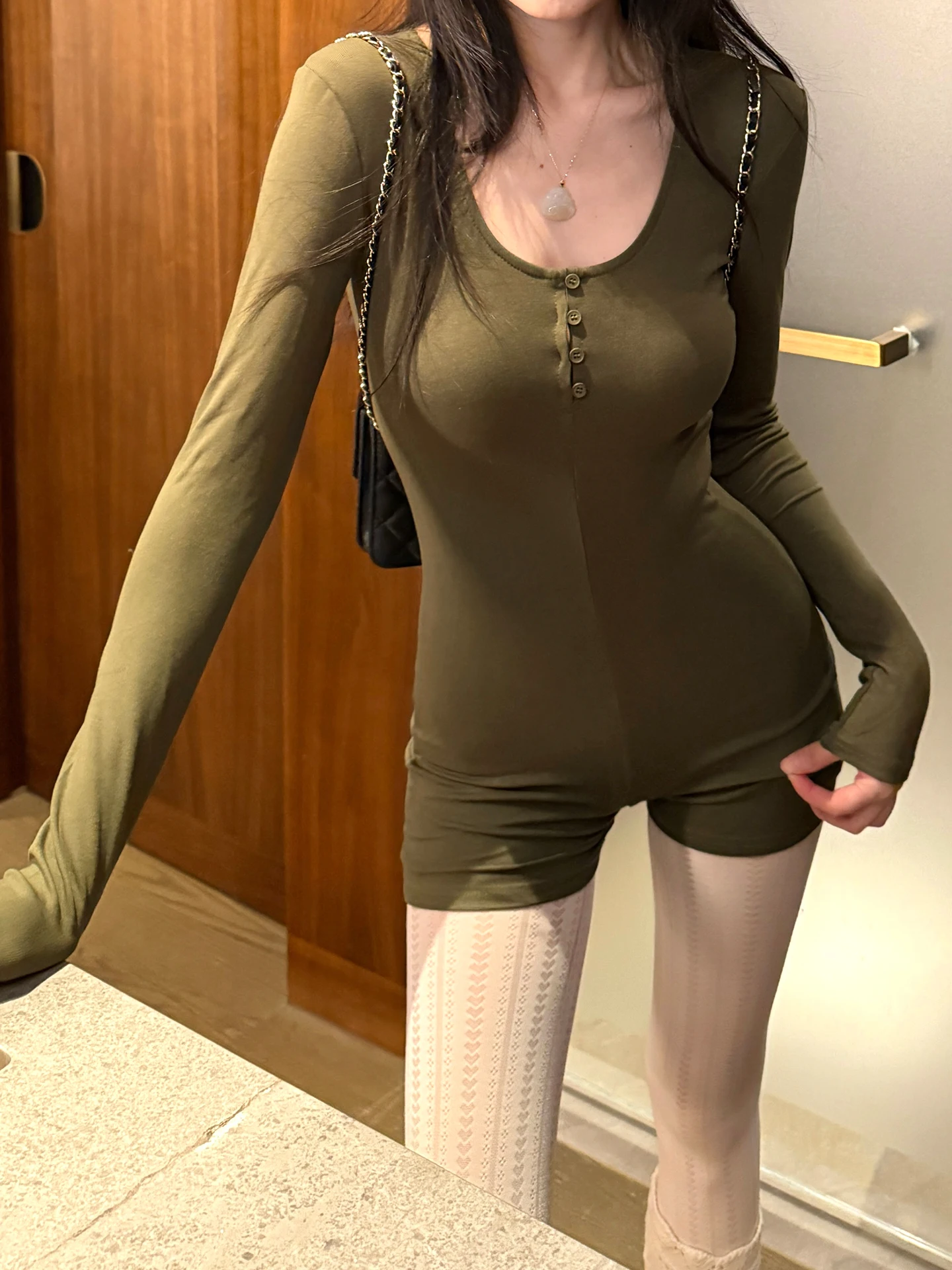 American Sle Long Sve Onesie Pants Women's Sexy orties Ciwalk Faion Slim Fit High Waist Matou Suit
American Sle Long Sve Onesie Pants Women's Sexy orties Ciwalk Faion Slim Fit High Waist Matou Suit