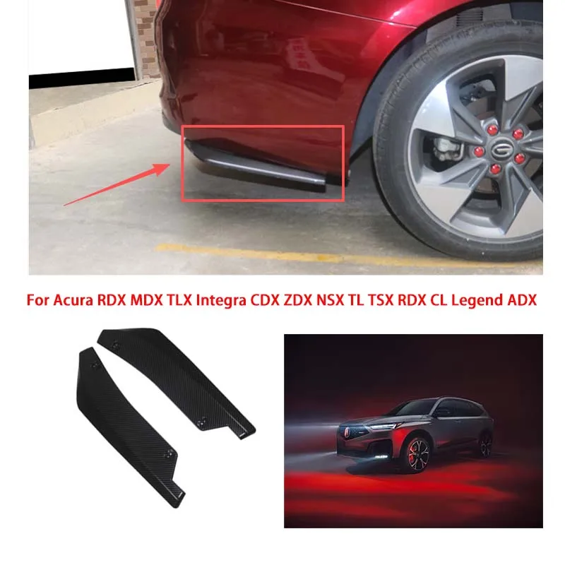 Pair For Acura Car Front Rear Bumper Lip Splitter Scratch Protector 44.5cm Winglets Side Skirt Extension
Pair For Acura Car Front Rear Bumper Lip Splitter Scratch Protector 44.5cm Winglets Side Skirt Extension