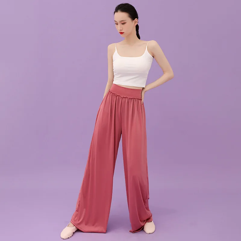 2023 Adult Women Modern Dance Training Costume Summer Female Thin Shoulder Strap Removable Chest Pad Vest Pendant Wide Leg Pants
2023 Adult Women Modern Dance Training Costume Summer Female Thin Shoulder Strap Removable Chest Pad Vest Pendant Wide Leg Pants