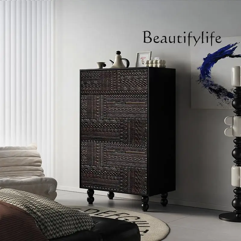 French retro dining side cabinet, living room storage stand cabinet, solid wood designer fashion high-end home
French retro dining side cabinet, living room storage stand cabinet, solid wood designer fashion high-end home