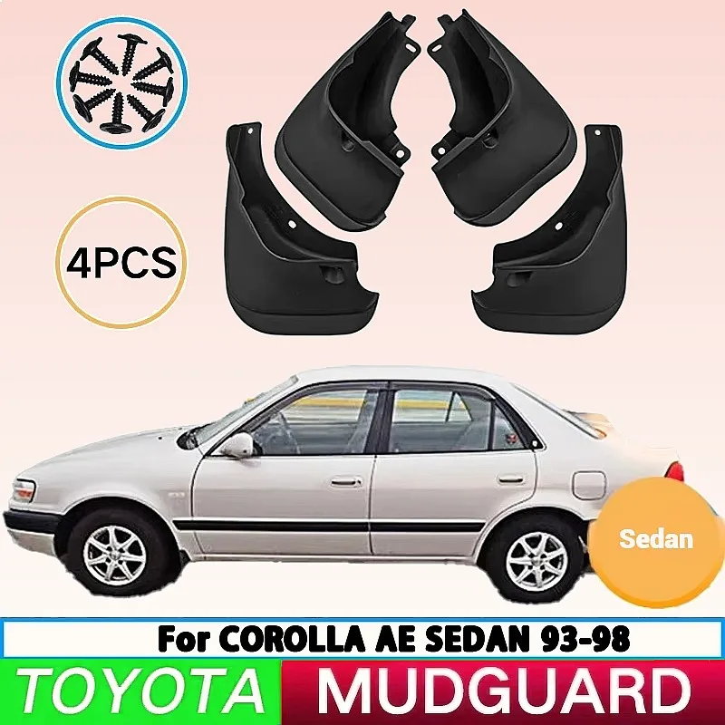For Toyota Corolla 1993-1998 Sedan AE100 Mud Flaps Splash Guards Front Rear 4pcs Car Fender Protector
For Toyota Corolla 1993-1998 Sedan AE100 Mud Flaps Splash Guards Front Rear 4pcs Car Fender Protector