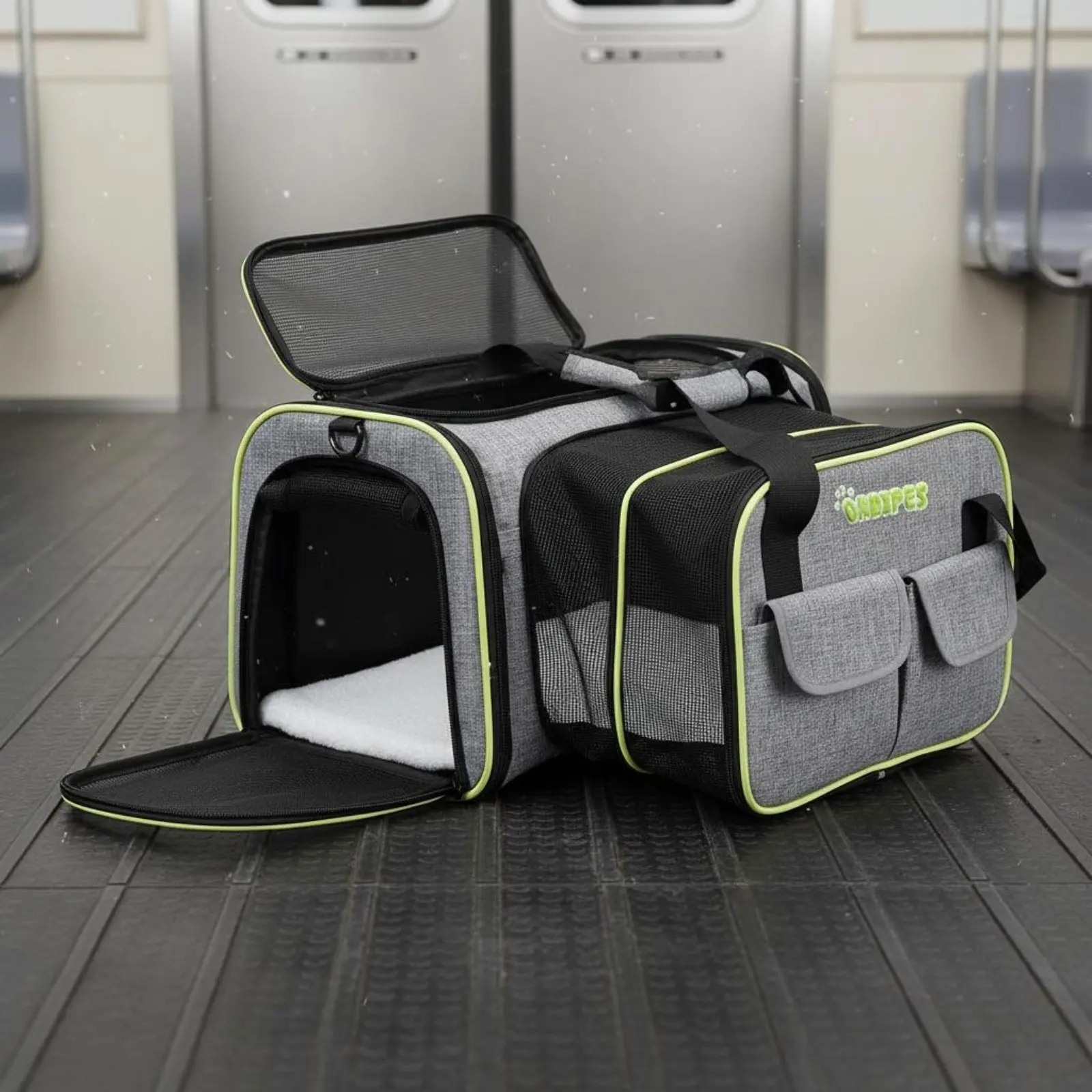 Expandable Pet Backpack Reflective Strips Breathable Dog Travel Bag Foldable Pet Transport Bag for Veterinarian Visits
Expandable Pet Backpack Reflective Strips Breathable Dog Travel Bag Foldable Pet Transport Bag for Veterinarian Visits