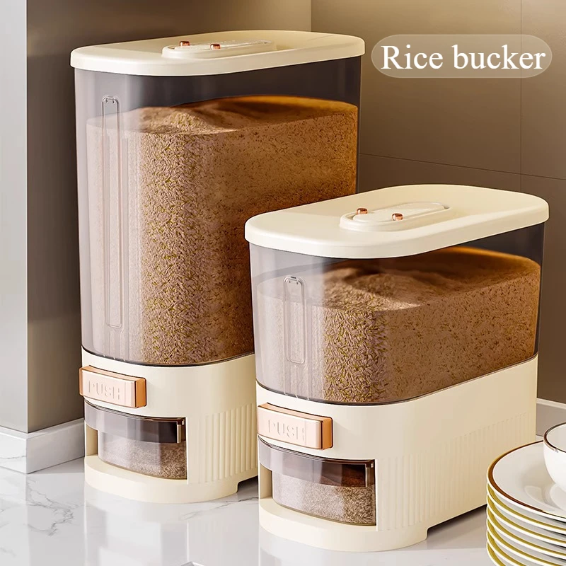 Food Storage Bucket Household Insect-proof and Moisture-proof Sealed Food-grade Cereal Storage Container Rice Grain Storage Box
Food Storage Bucket Household Insect-proof and Moisture-proof Sealed Food-grade Cereal Storage Container Rice Grain Storage Box