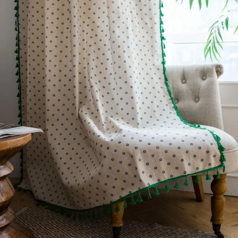 Vintage Boho Curtains for Living Room Handmade Crochet Farmhouse Hollow Out Knitting Lace Rod Light Filtering Drapes Bedroom
Vintage Boho Curtains for Living Room Handmade Crochet Farmhouse Hollow Out Knitting Lace Rod Light Filtering Drapes Bedroom