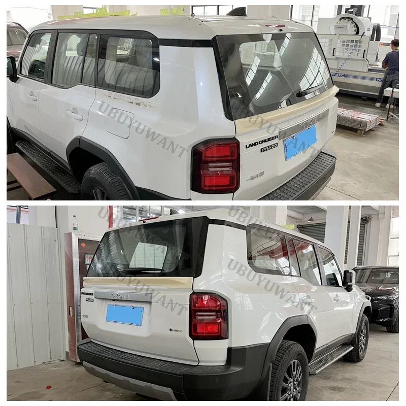 Задний спойлер для Toyota LAND CRUISER PRADO LC250, средний спойлер LC 250 из АБС-пластика, цветное заднее крыло автомобиля, задний спойлер 2024 +
Задний спойлер для Toyota LAND CRUISER PRADO LC250, средний спойлер LC 250 из АБС-пластика, цветное заднее крыло автомобиля, задний спойлер 2024 +