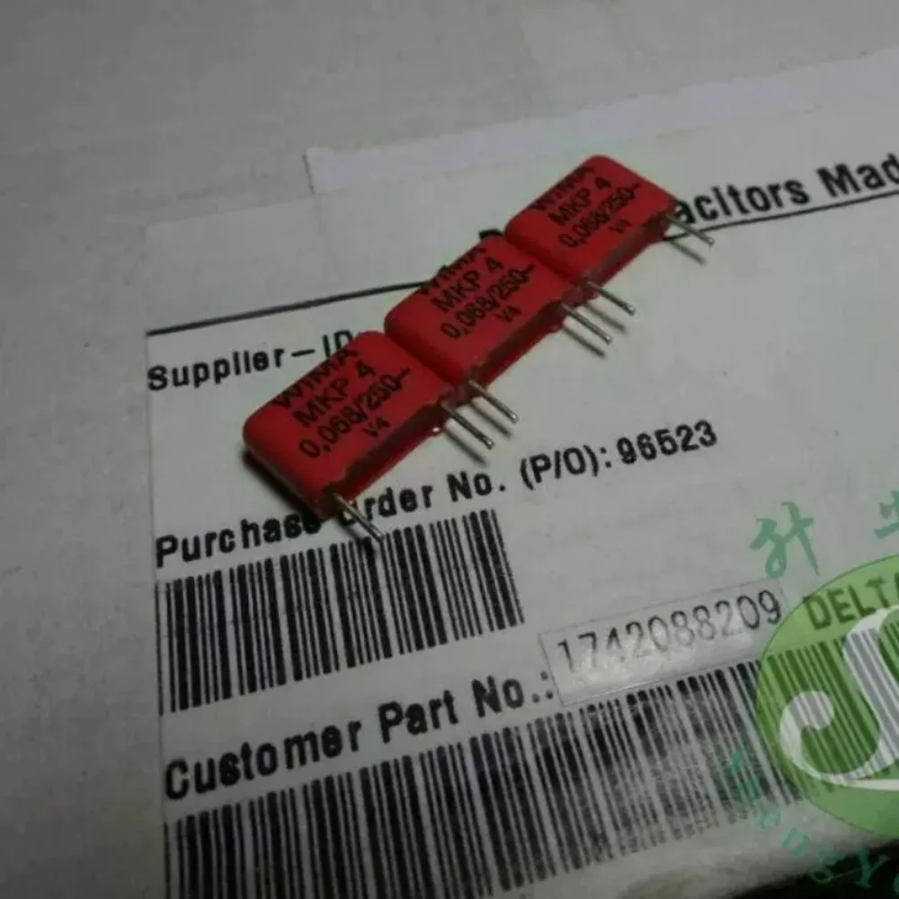 10pcs/lot MKP4 0.068uF 250V 68nf 683 Brand New 10mm Film Capacitor
10pcs/lot MKP4 0.068uF 250V 68nf 683 Brand New 10mm Film Capacitor