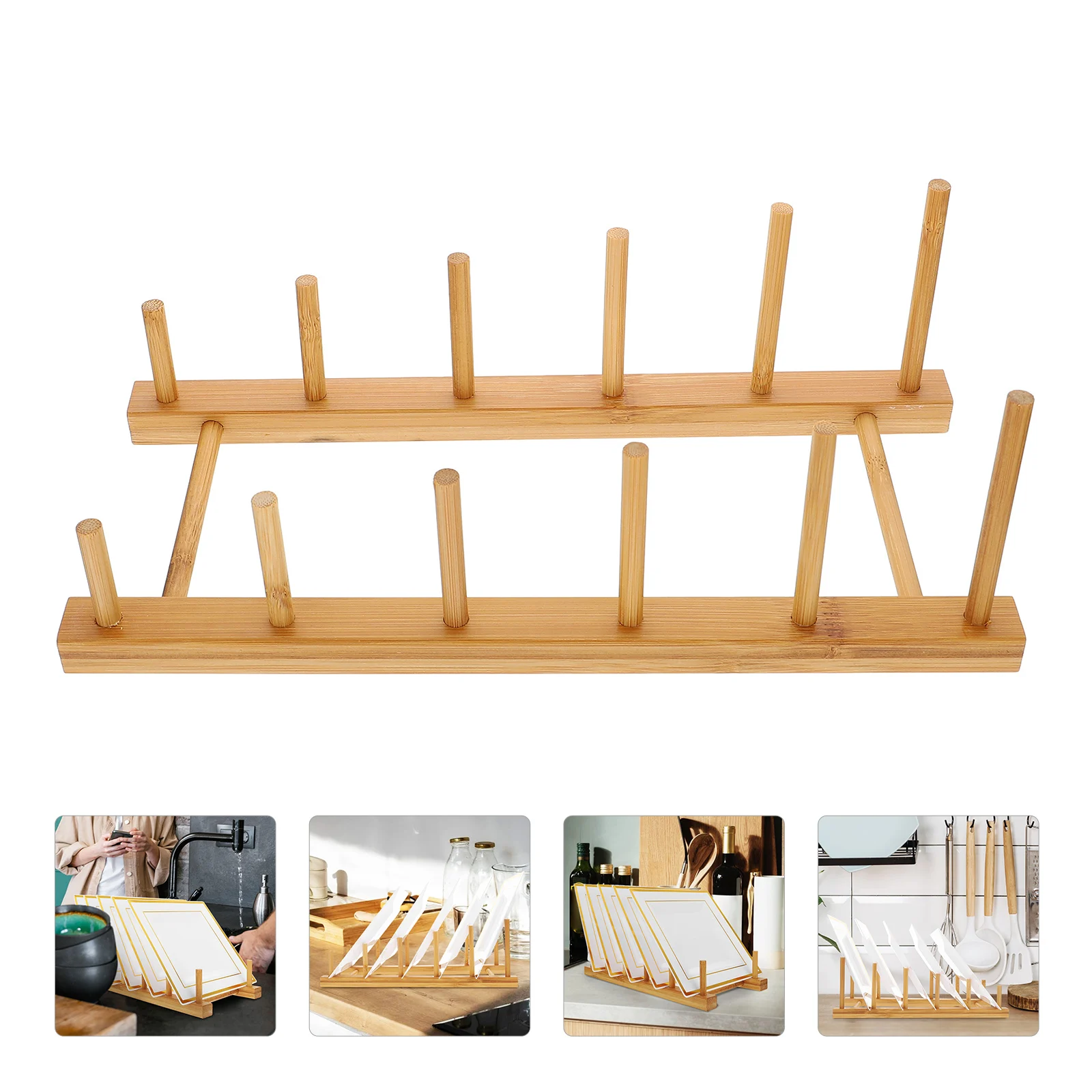 Bamboo Dish Storage Rack Vertical Draining Plate Holder Kitchen Organizer Saucer Shelf Multi Functional Easy Clean Long Lasting
Bamboo Dish Storage Rack Vertical Draining Plate Holder Kitchen Organizer Saucer Shelf Multi Functional Easy Clean Long Lasting