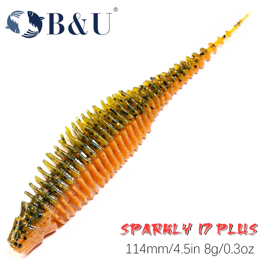 B&U 5pcs 11.4cm Swimming Worm Bait Senko Wacky Stick Soft Lures for Perch Bass Fishing Lure Drop Rig Soft Bait Worm Baits
B&U 5pcs 11.4cm Swimming Worm Bait Senko Wacky Stick Soft Lures for Perch Bass Fishing Lure Drop Rig Soft Bait Worm Baits