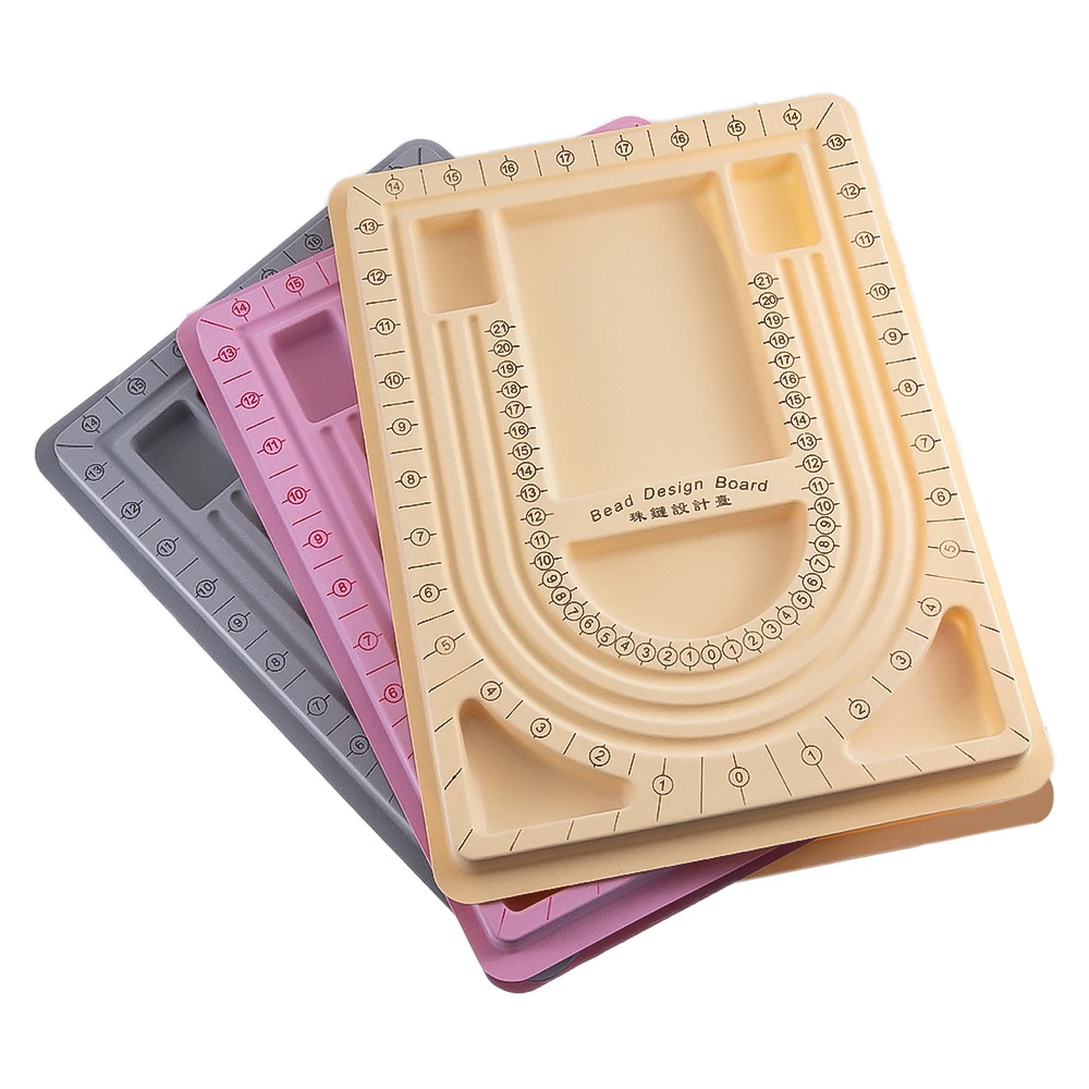 1pcs Colorful Flockeda Bead Board Tray For DIY Necklace Bracelet Beading Measuring Tools Jewelry Making Accessories Crafts
1pcs Colorful Flockeda Bead Board Tray For DIY Necklace Bracelet Beading Measuring Tools Jewelry Making Accessories Crafts