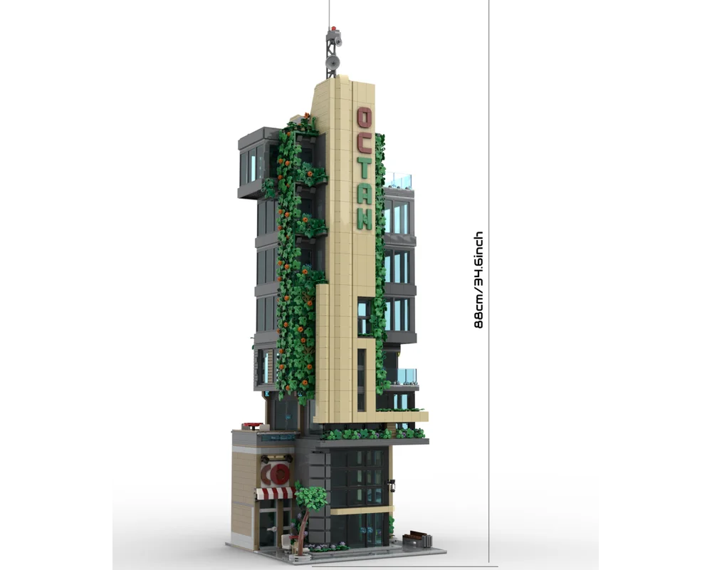 4566 деталей MOC: Модульный современный зеленый офисный комплекс для сборки, развивающая игрушка-конструктор, популярный подарок на день рождения
4566 деталей MOC: Модульный современный зеленый офисный комплекс для сборки, развивающая игрушка-конструктор, популярный подарок на день рождения