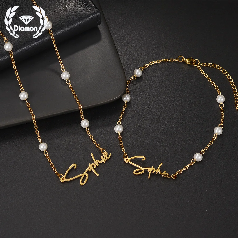 Набор ювелирных изделий с персонализированным именем и бриллиантами, цепочка из бисера, ожерелье на заказ, браслет из нержавеющей стали, цириллический латинский сценарий, подарок
Набор ювелирных изделий с персонализированным именем и бриллиантами, цепочка из бисера, ожерелье на заказ, браслет из нержавеющей стали, цириллический латинский сценарий, подарок