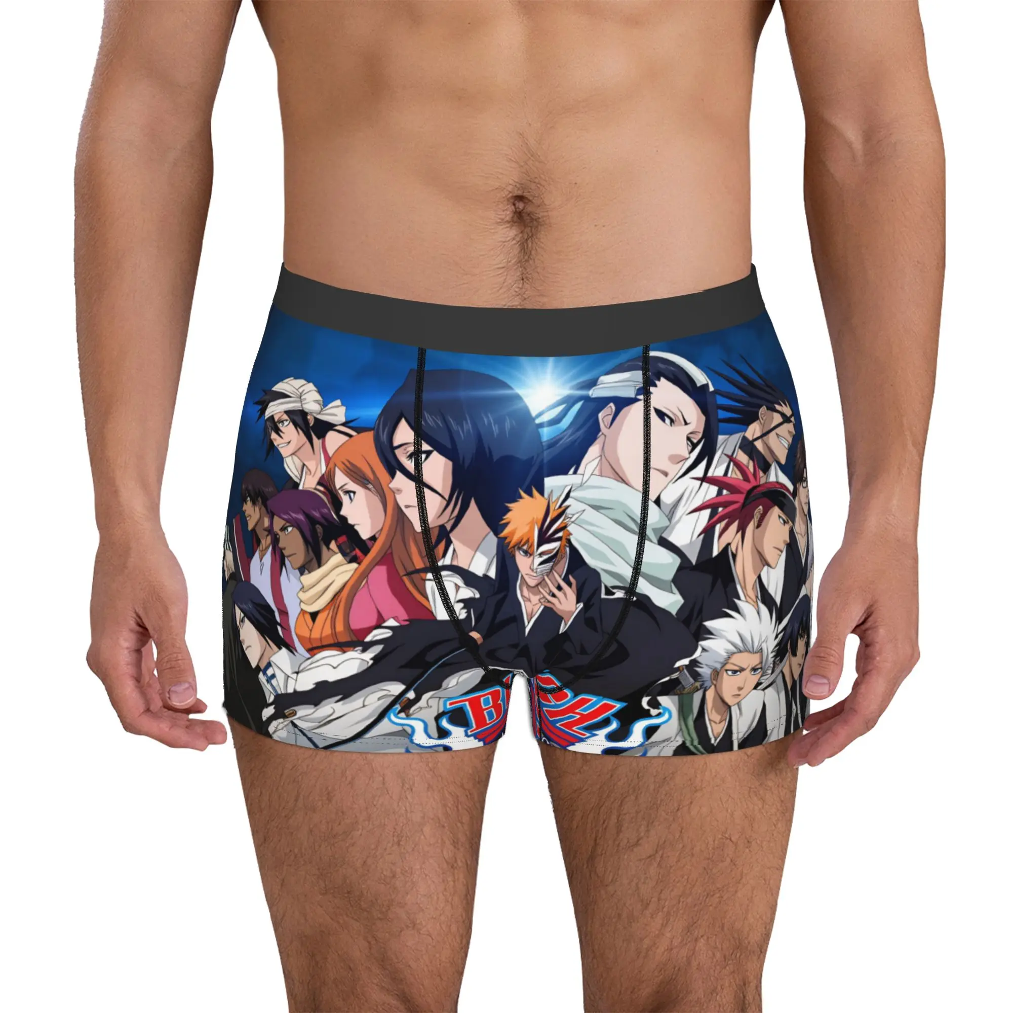 Ichigo Kurosaki Bleach Rukia Kuchiki Boxer Shorts For Men Renji Abarai Byakuya Kuchiki Underwear Panties Briefs Soft Underpants
Ichigo Kurosaki Bleach Rukia Kuchiki Boxer Shorts For Men Renji Abarai Byakuya Kuchiki Underwear Panties Briefs Soft Underpants