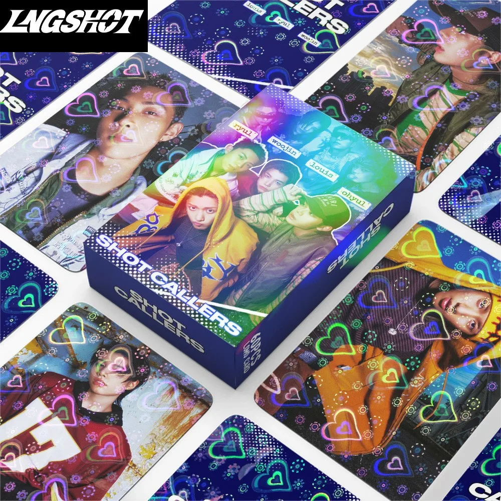 In-stock 60PCS KPOP LNGSHOT NEW style heart holo idol photocard-Limited Edition album SHOT CALLERS Louis Ohyul Ryul Woojin cards
In-stock 60PCS KPOP LNGSHOT NEW style heart holo idol photocard-Limited Edition album SHOT CALLERS Louis Ohyul Ryul Woojin cards