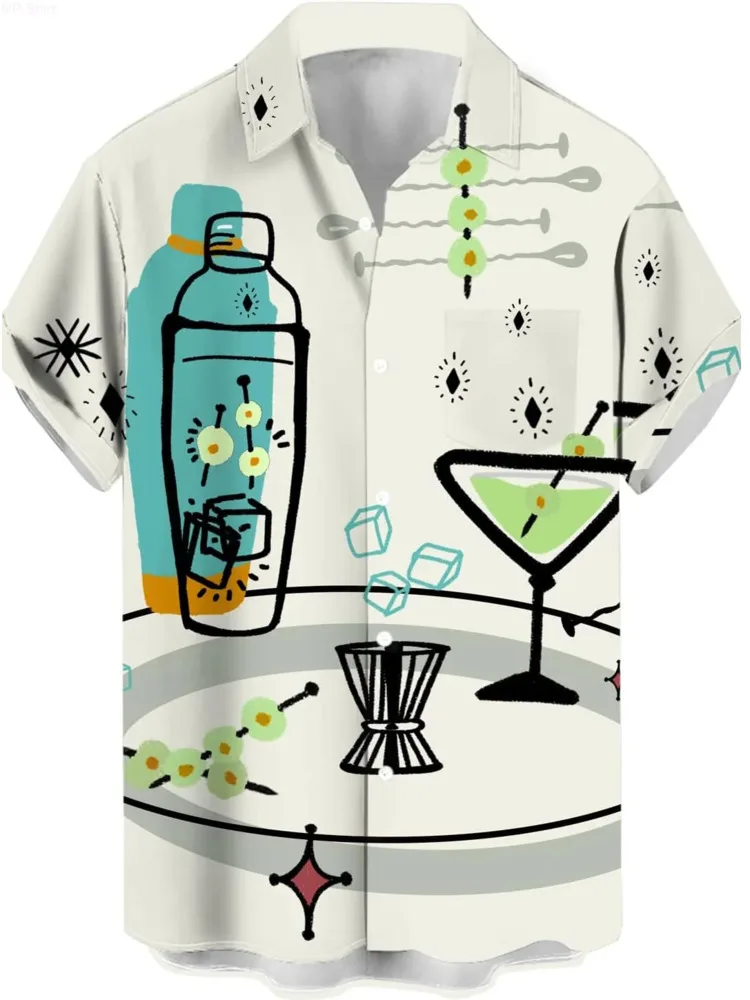 Ice Silk Shirt Summer Cool Style Hodaweisolp men's casual short sleeved buckle bowling ball summer loose Hawaiian beach shirt
Ice Silk Shirt Summer Cool Style Hodaweisolp men's casual short sleeved buckle bowling ball summer loose Hawaiian beach shirt