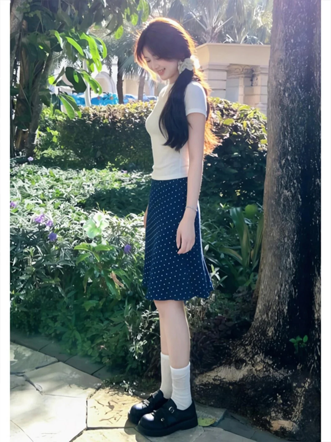 2026 New Polka Dot Set Korean Style Summer Women's Fashion Skirt Design Breathable High Waist Short Sleeve round Neck T-shirt
2026 New Polka Dot Set Korean Style Summer Women's Fashion Skirt Design Breathable High Waist Short Sleeve round Neck T-shirt