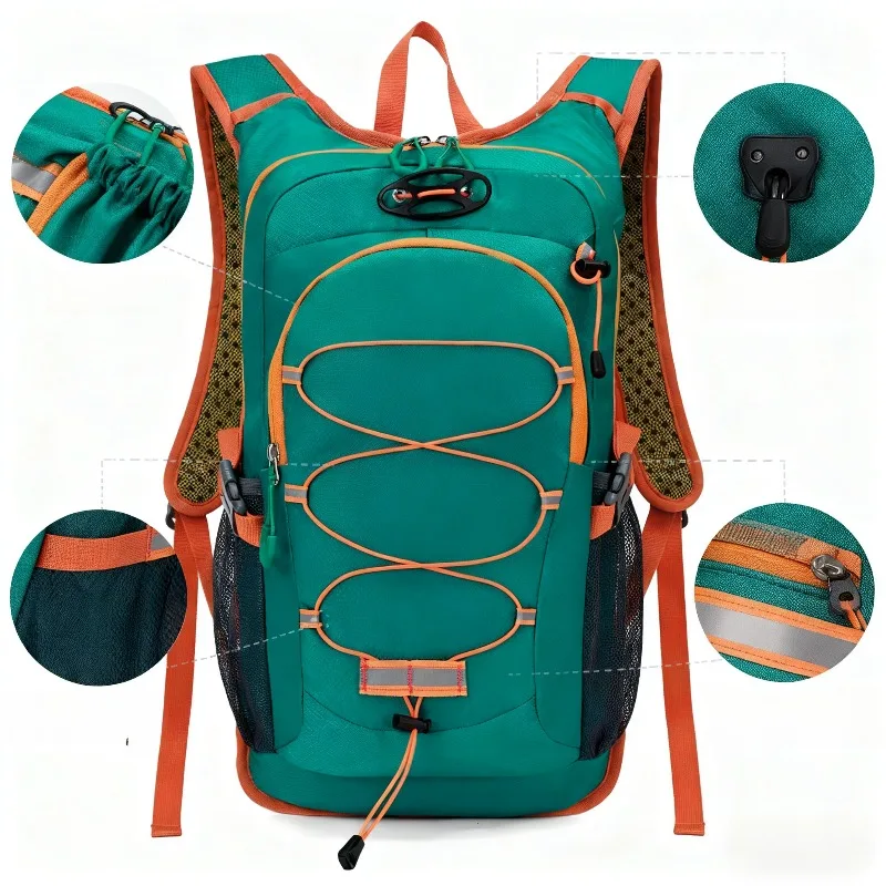 Рюкзак для походов на открытом воздухе с дышащей сетчатой спинкой и дизайном банджи-шнура Прочный рюкзак для путешествий и кемпинга
Рюкзак для походов на открытом воздухе с дышащей сетчатой спинкой и дизайном банджи-шнура Прочный рюкзак для путешествий и кемпинга