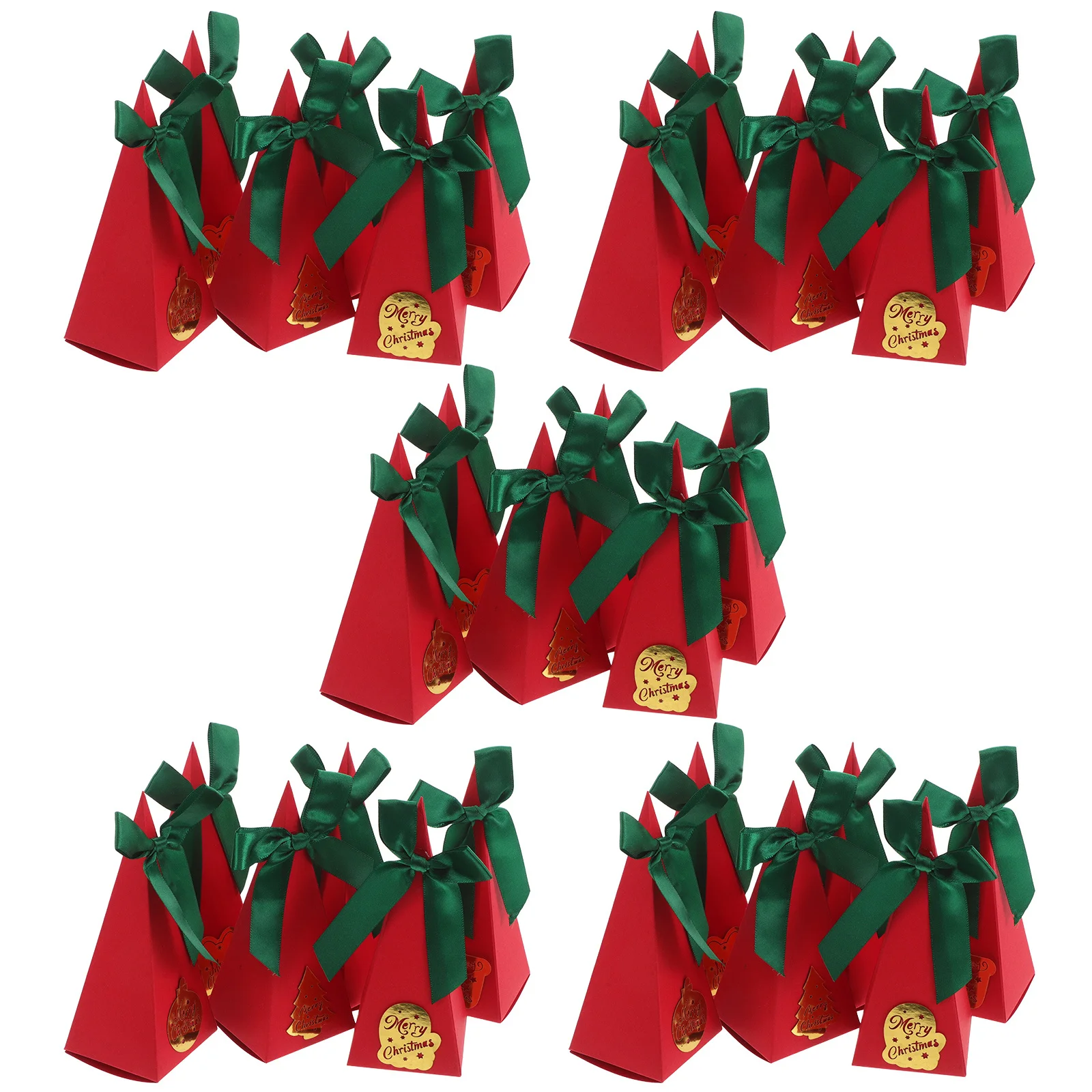 30Pcs Christmas Candy Box Triangle Shaped Paper Gift Packing Boxes Decorative Treat Containers Holiday Party Goodie Boxes
30Pcs Christmas Candy Box Triangle Shaped Paper Gift Packing Boxes Decorative Treat Containers Holiday Party Goodie Boxes