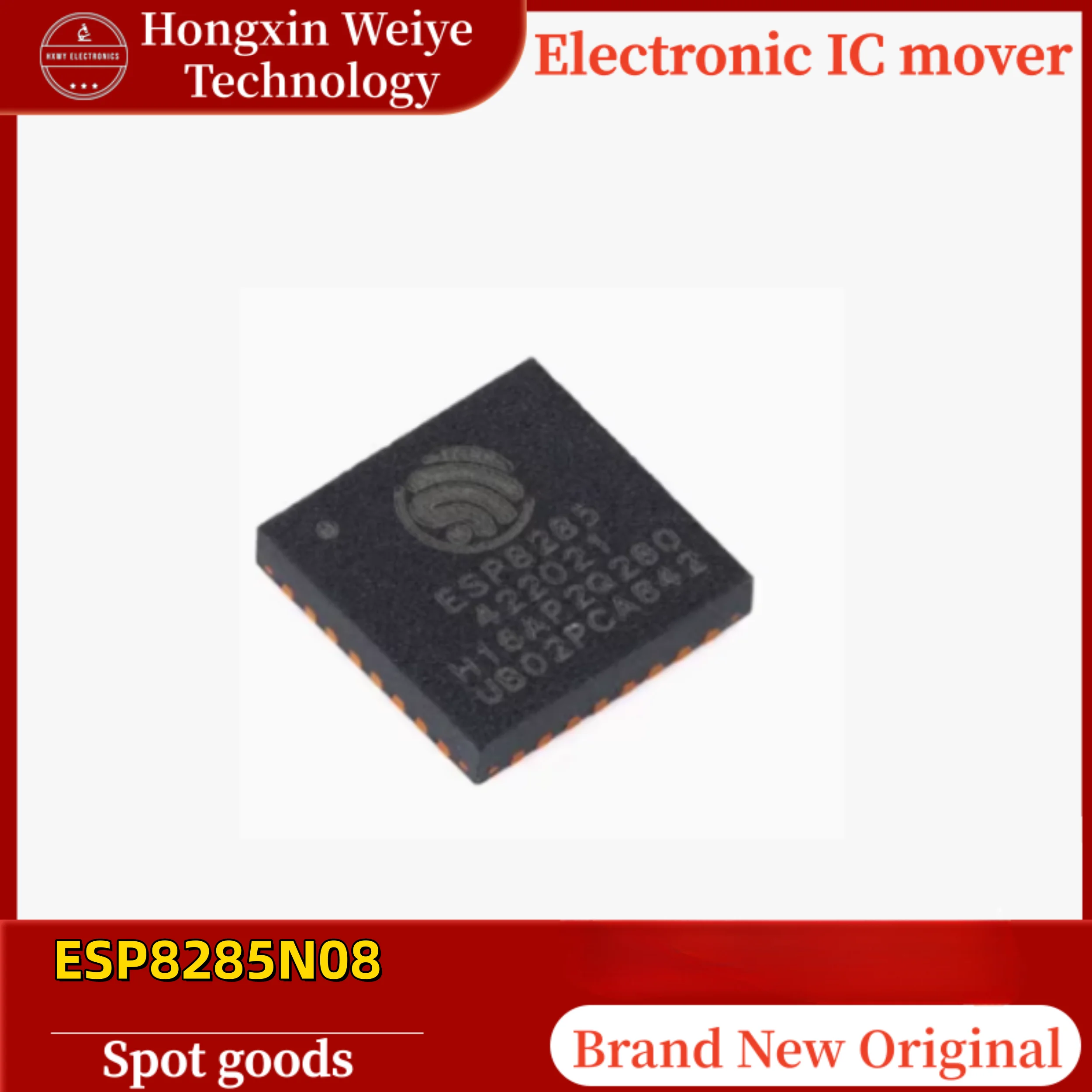 5/10 PCS ESP8285N08 ESP8285 QFN32 2.7V–3.6V Wireless Transceiver IC Brand New In Stock
5/10 PCS ESP8285N08 ESP8285 QFN32 2.7V–3.6V Wireless Transceiver IC Brand New In Stock