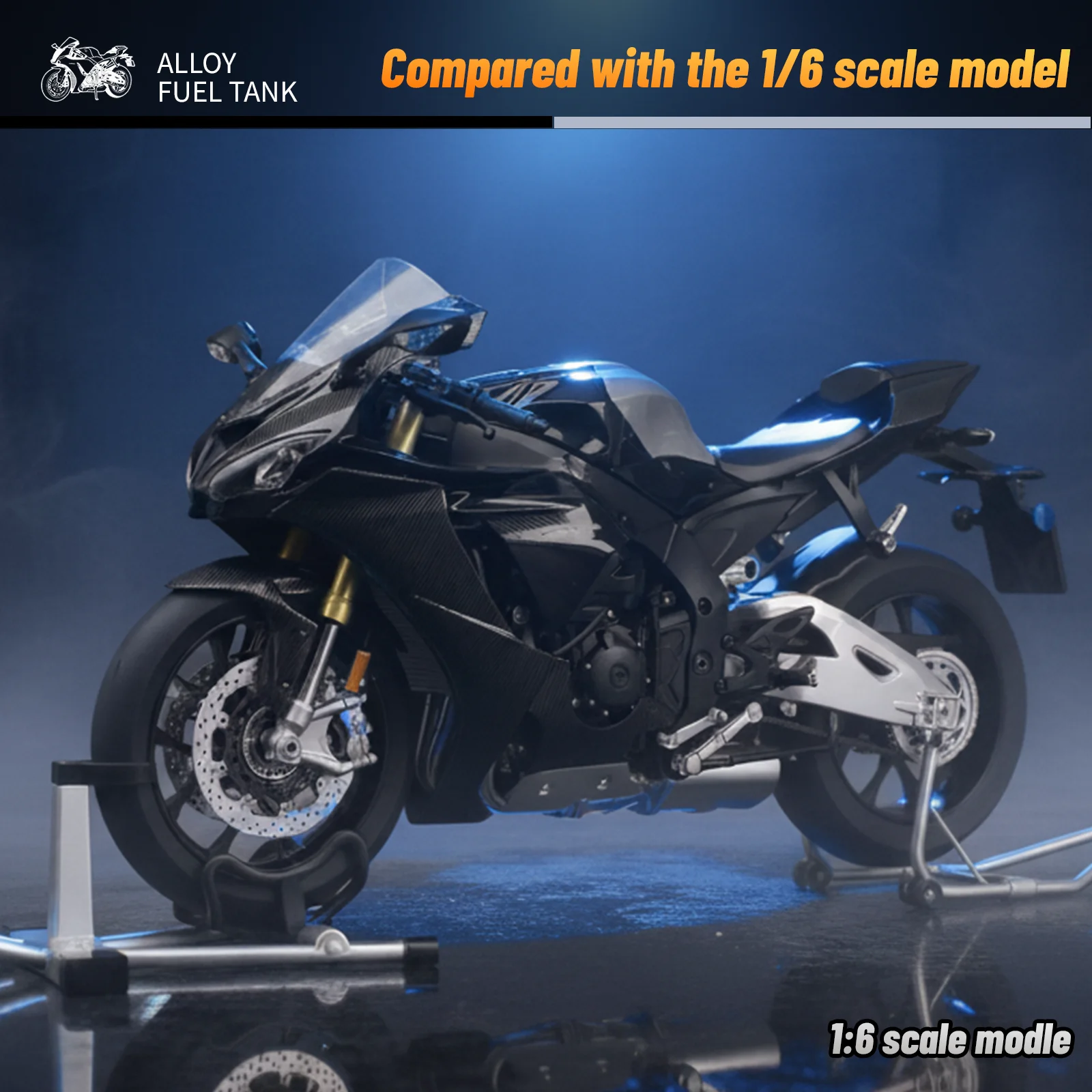 for YAMAHA R1M 1:6 Alloy Die-Cast Moto Model - Realistic Collectible Display Gift for Boys Adults Birthday Xmas Gift
for YAMAHA R1M 1:6 Alloy Die-Cast Moto Model - Realistic Collectible Display Gift for Boys Adults Birthday Xmas Gift