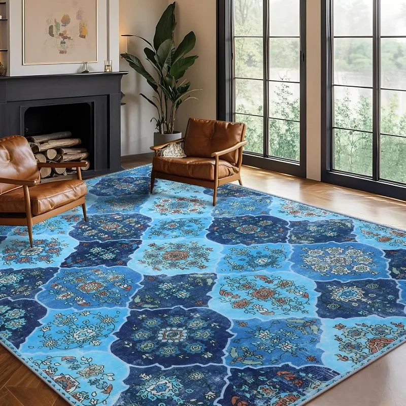 Bohemian Style Living Room CarpetRetro Pattern Stitching Foldable Machine Washable Bedroom Rug Soft Coffee Table Floor Mat Tapis
Bohemian Style Living Room CarpetRetro Pattern Stitching Foldable Machine Washable Bedroom Rug Soft Coffee Table Floor Mat Tapis