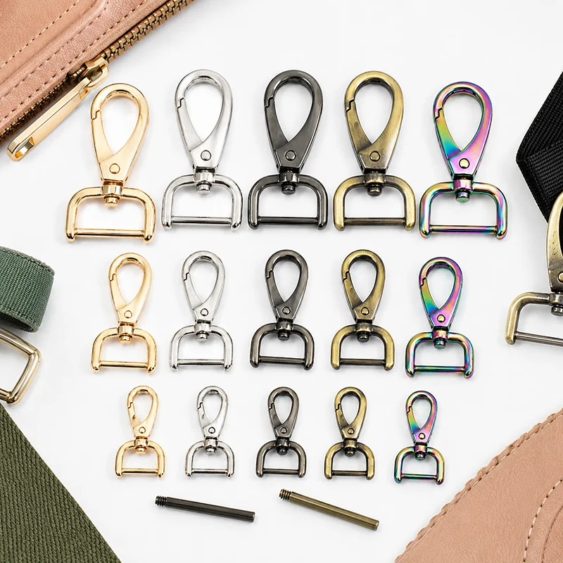 5Pcs 13-38mm Metal Detachable Lobster Buckle Trigger Snap Hook for Keychain Bag Strap Dog Collar Carabiner Clip Hardware Set
5Pcs 13-38mm Metal Detachable Lobster Buckle Trigger Snap Hook for Keychain Bag Strap Dog Collar Carabiner Clip Hardware Set